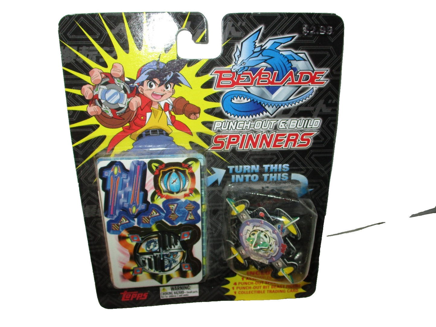Topps Beyblade Punch Out And Build Spinners
