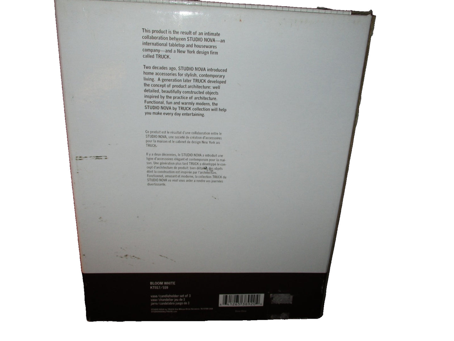 Studio Nova TrucCollaboration - "Bloom" model - Vase Candleholder Set of 3