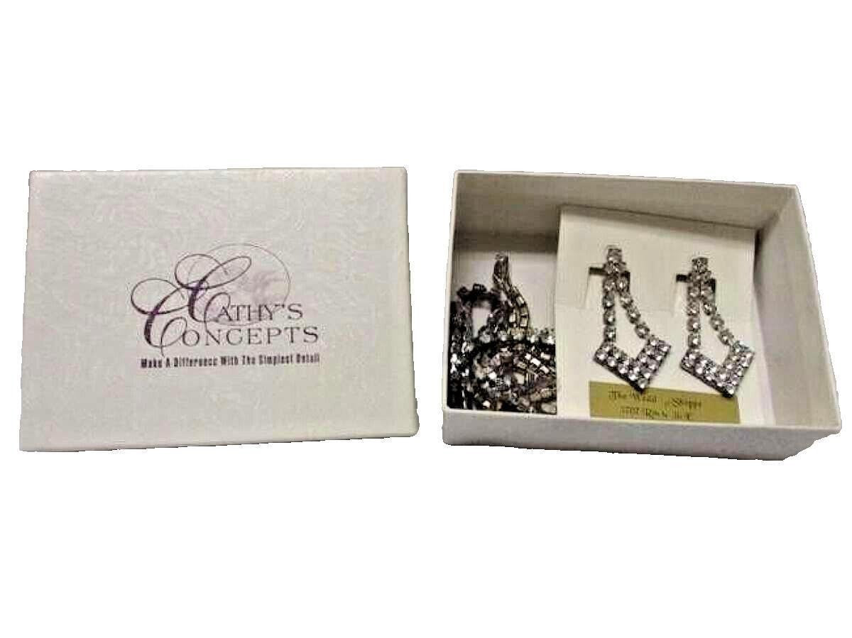 Kathy Concepts Silver Vintage 3 Piece Precious Vine Jewelry Set