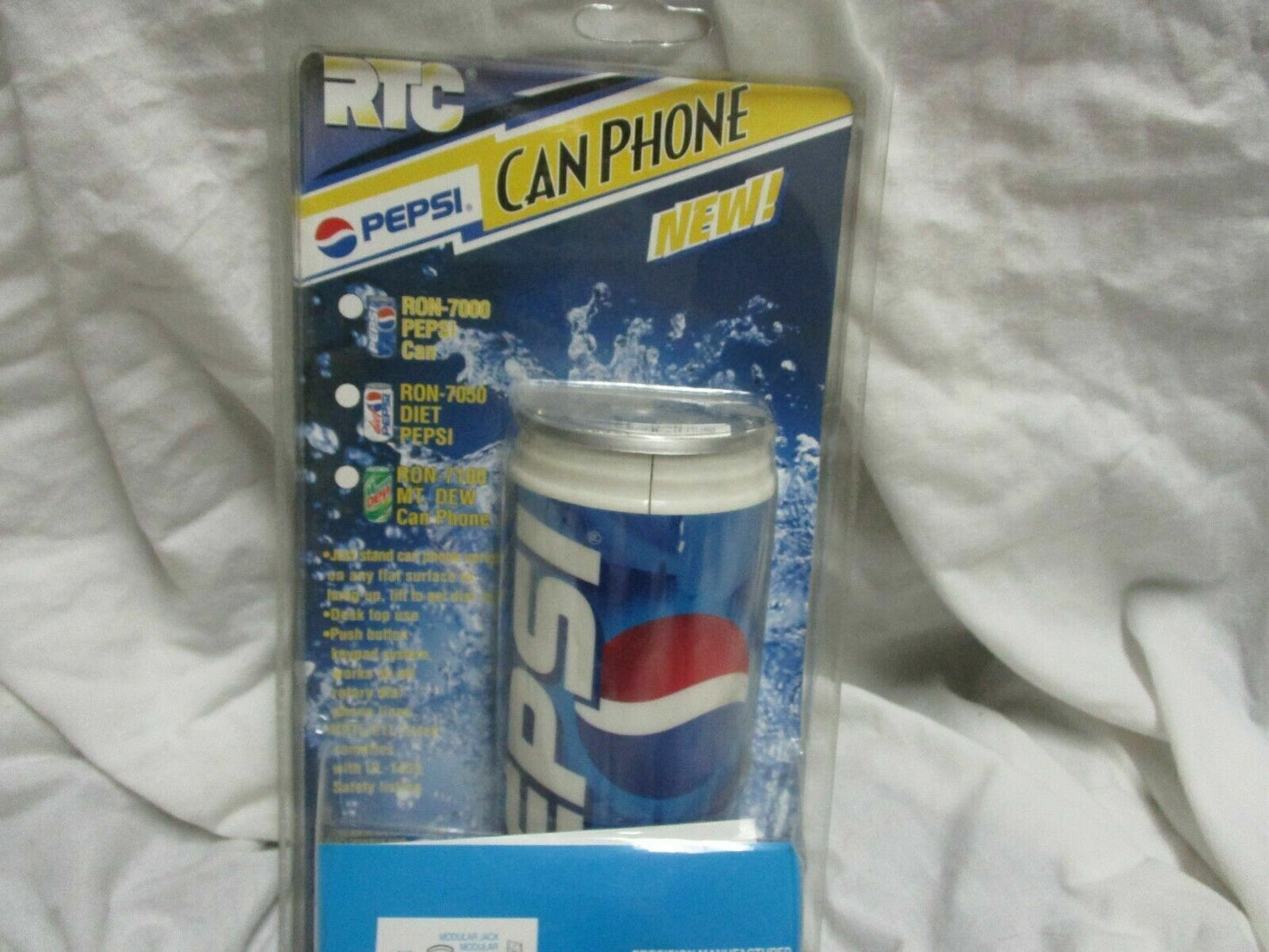 Novelty Land Line Pepsi Soda Can Phone