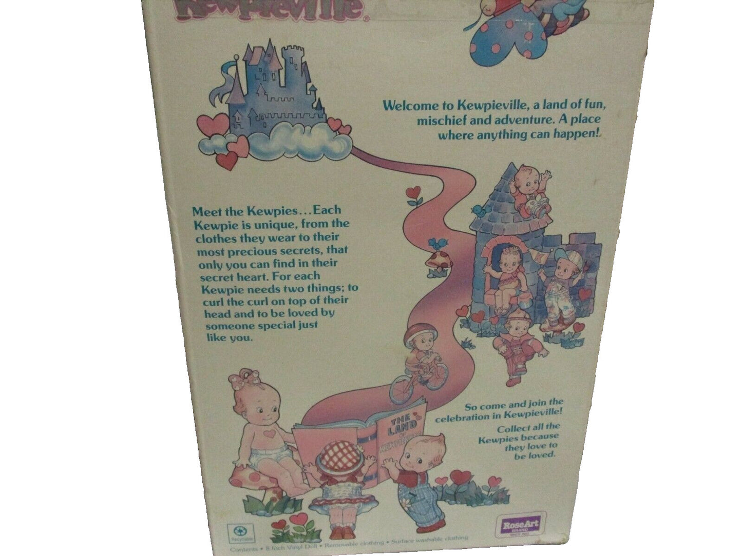 Rose Art Vintage 1993 Secret Hearts Kewpie Baby Doll