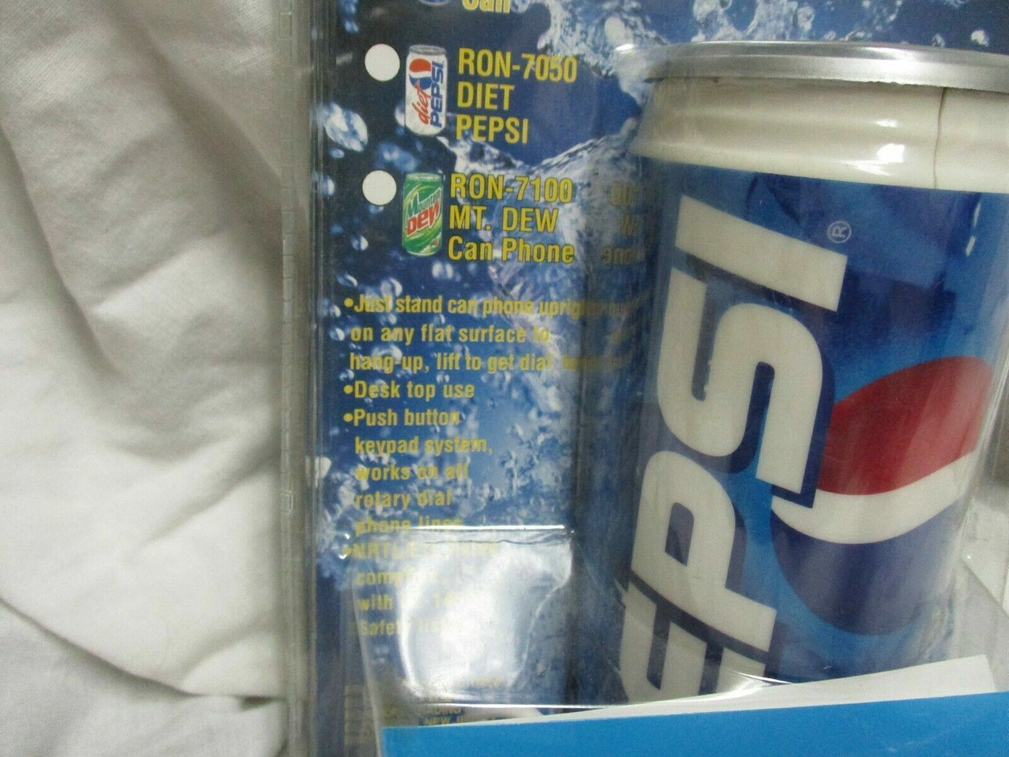 Novelty Land Line Pepsi Soda Can Phone
