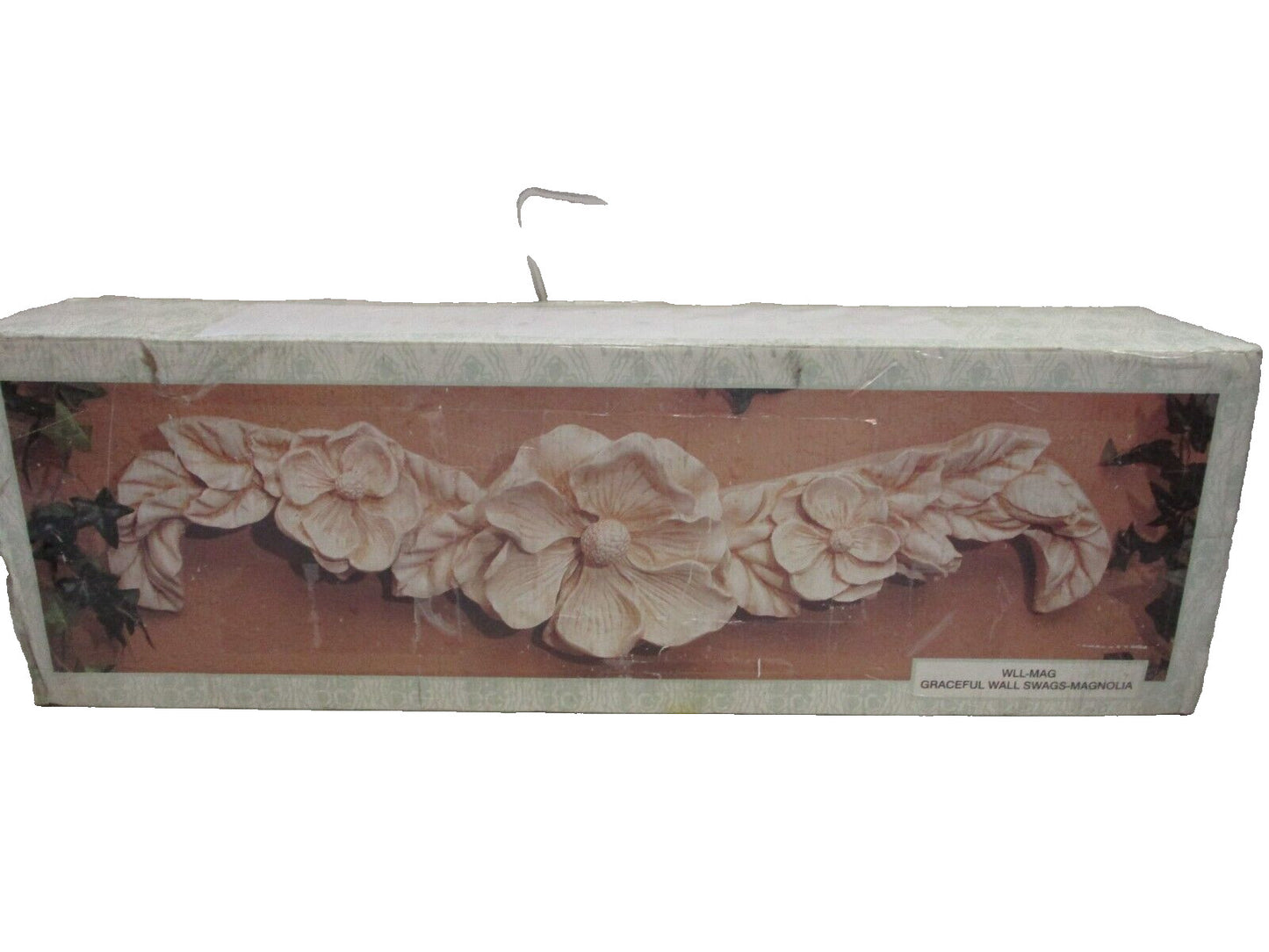 Vintage Over the Mantle Angel Graceful Wall Swags Magnolia
