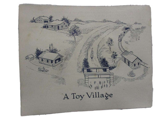 1916 Antique Toycrete Make Your Own Stone Blocks With Metal Tools Mold Kit