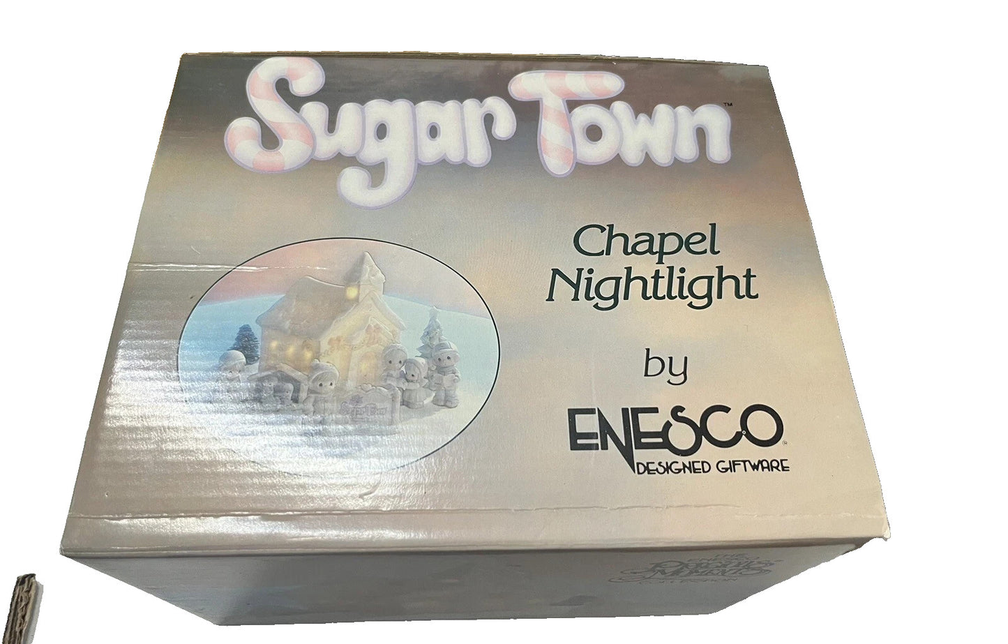 Precious Moments Sugar Town Chapel Nightlight #529621  Enesco 1992  In Box