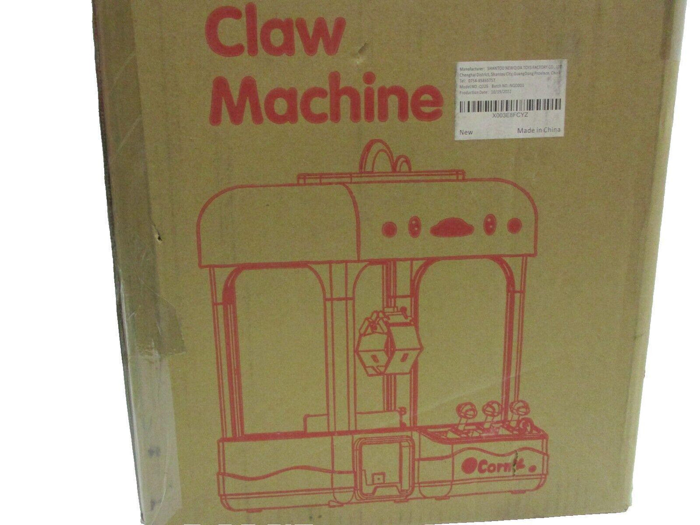 Luckymore Claw Machine for Kids Adults with Prizes, Sound & Light Crane Machine