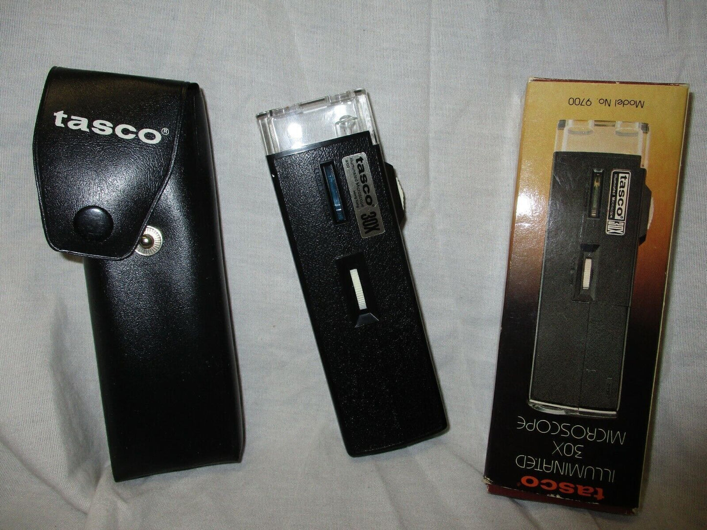 Vintage Rare Mini Illuminated 30x Microscope Pocket Size