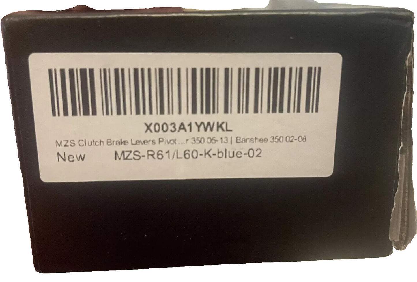 MZS Tuning Brake And Clutch Lever Triangle Design Blue F35/S248