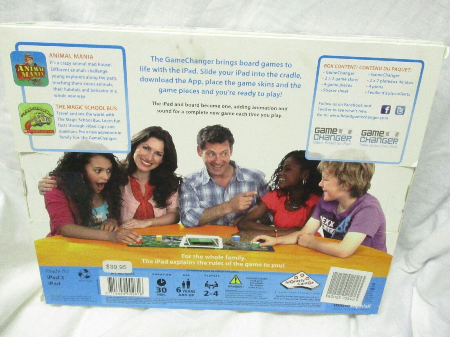 The Game Changer Game Board - iPad 1, 2 Animal Mania & The Magic School Bus