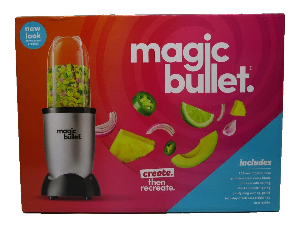 Magic Bullet MBR-1101 18oz Blender Silver