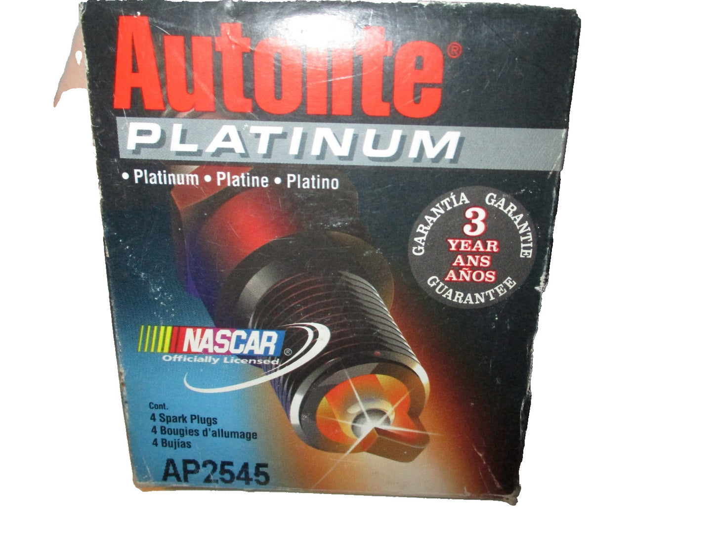 Autolite Platinum AP2545 Automotive Replacement Spark Plugs (4 Pack)