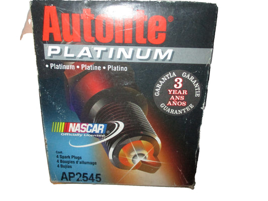 Autolite Platinum AP2545 Automotive Replacement Spark Plugs (4 Pack)