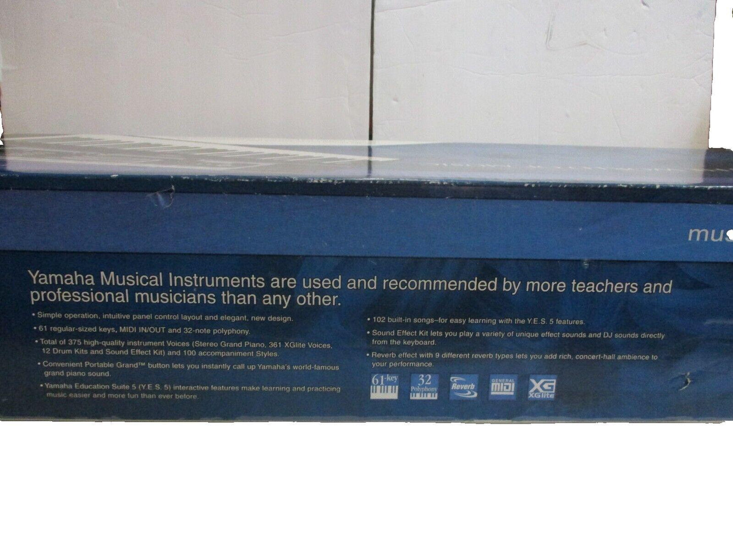 Yamaha YPT-210 Keyboard Black - 61 Keys New Old Stock