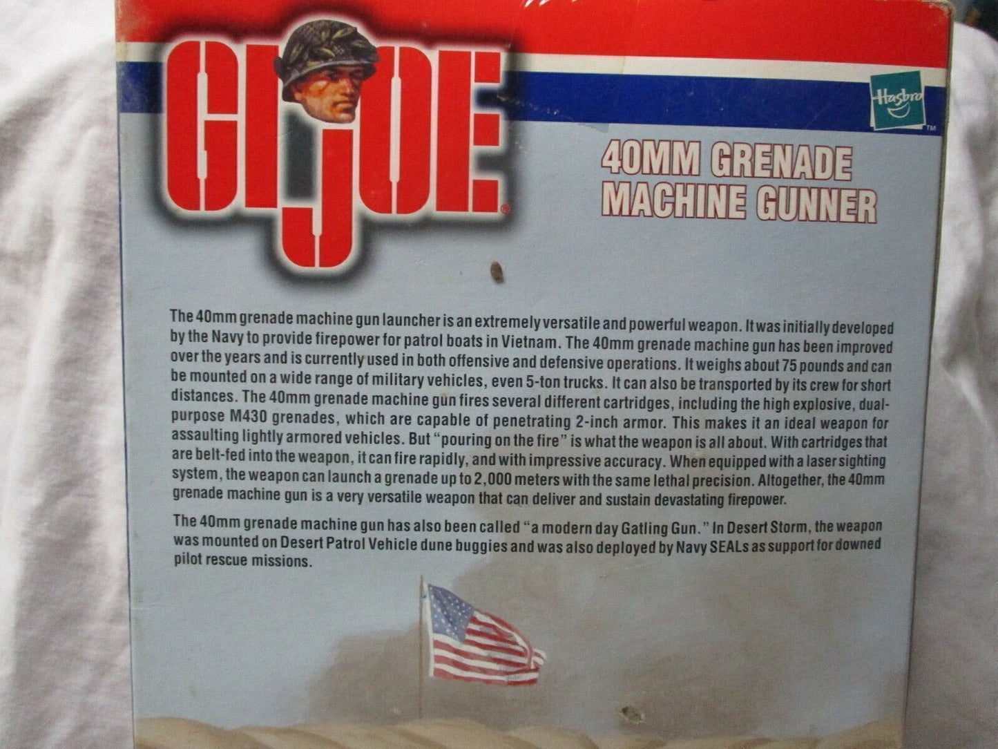 Vintage G.I. Joe Electronic 40MM Grenade Machine Gunner