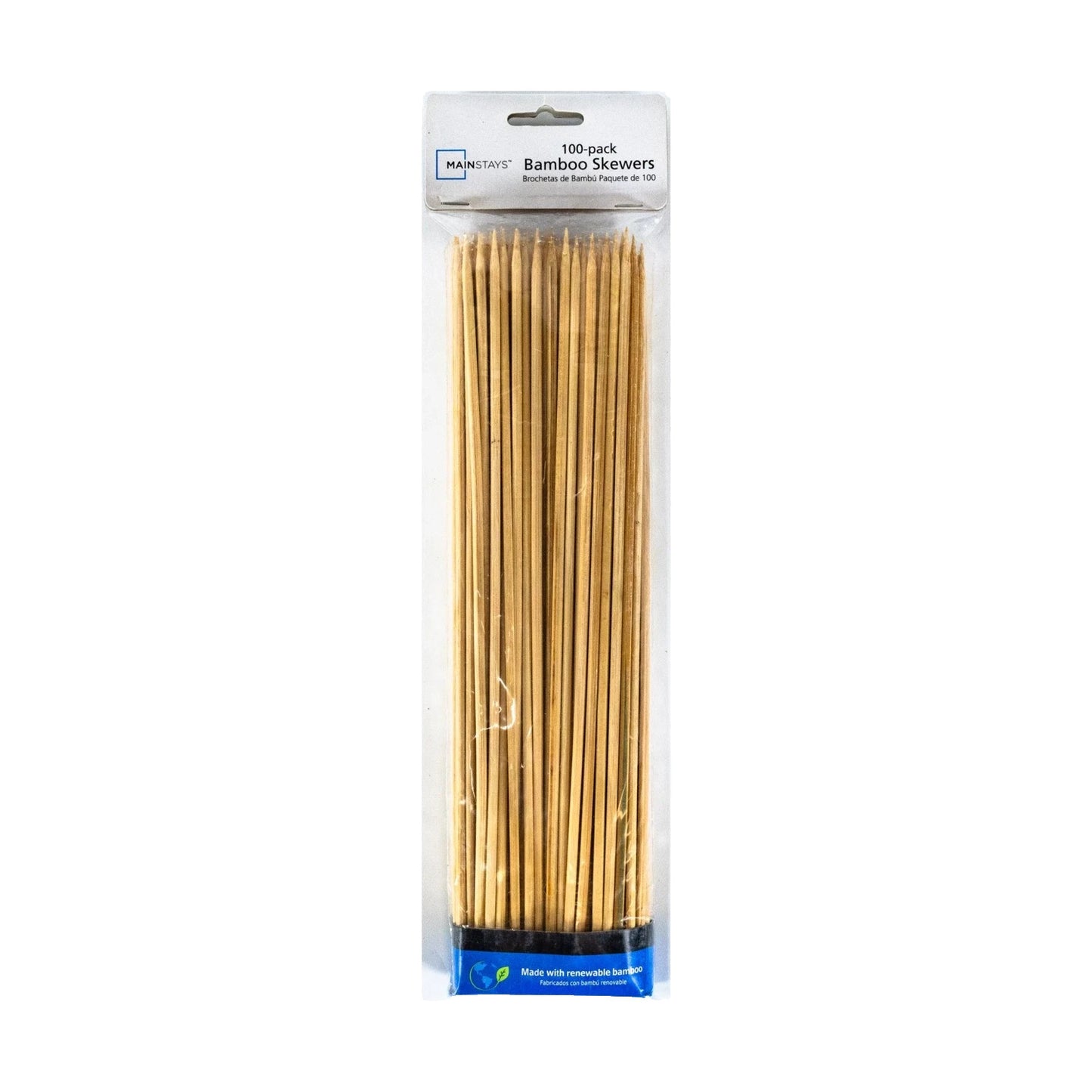 Mainstays Modelling Supplies Bamboo Skewers (100) Bag New