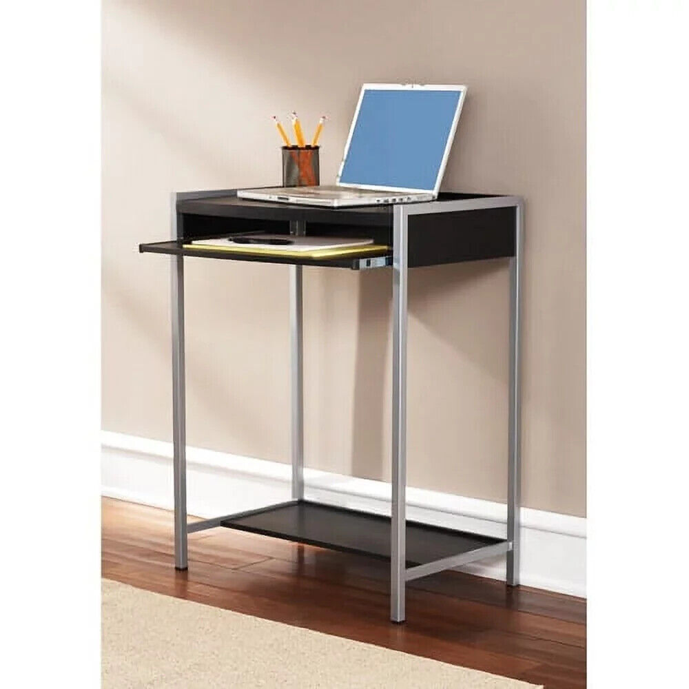 Mainstays Student Writing Desk, Black and Silver Model Number: 9189096W