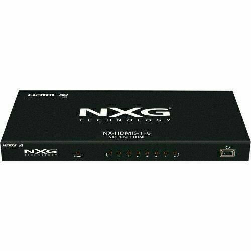 NXG TECHNOLOGY NX-HDMIS-1X8 3D 8-Port HDMI 1.4 1-In/8-Out Splitter