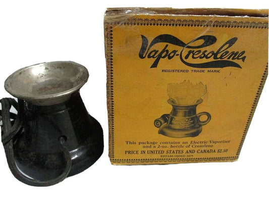 Vintage 1930's Rare Vintage Vapor Cresolene Electric Vaporizer
