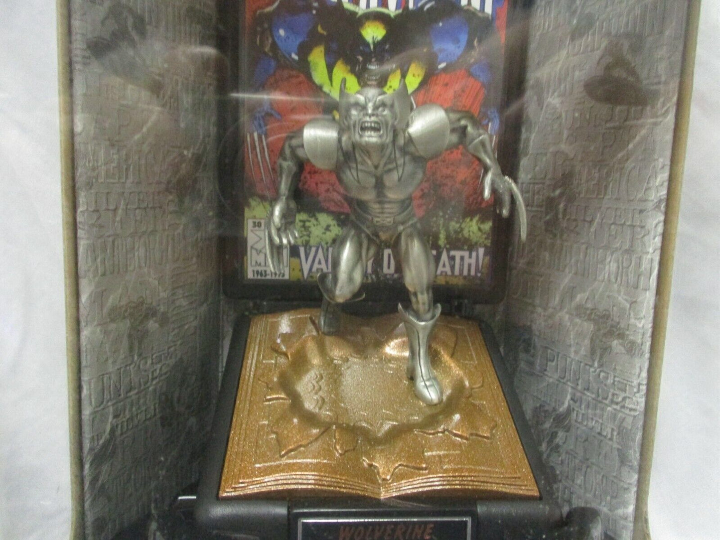 Limited Edition Pewter Statue of Wolverine 1993 Modern Age Edition by Fine Pewte