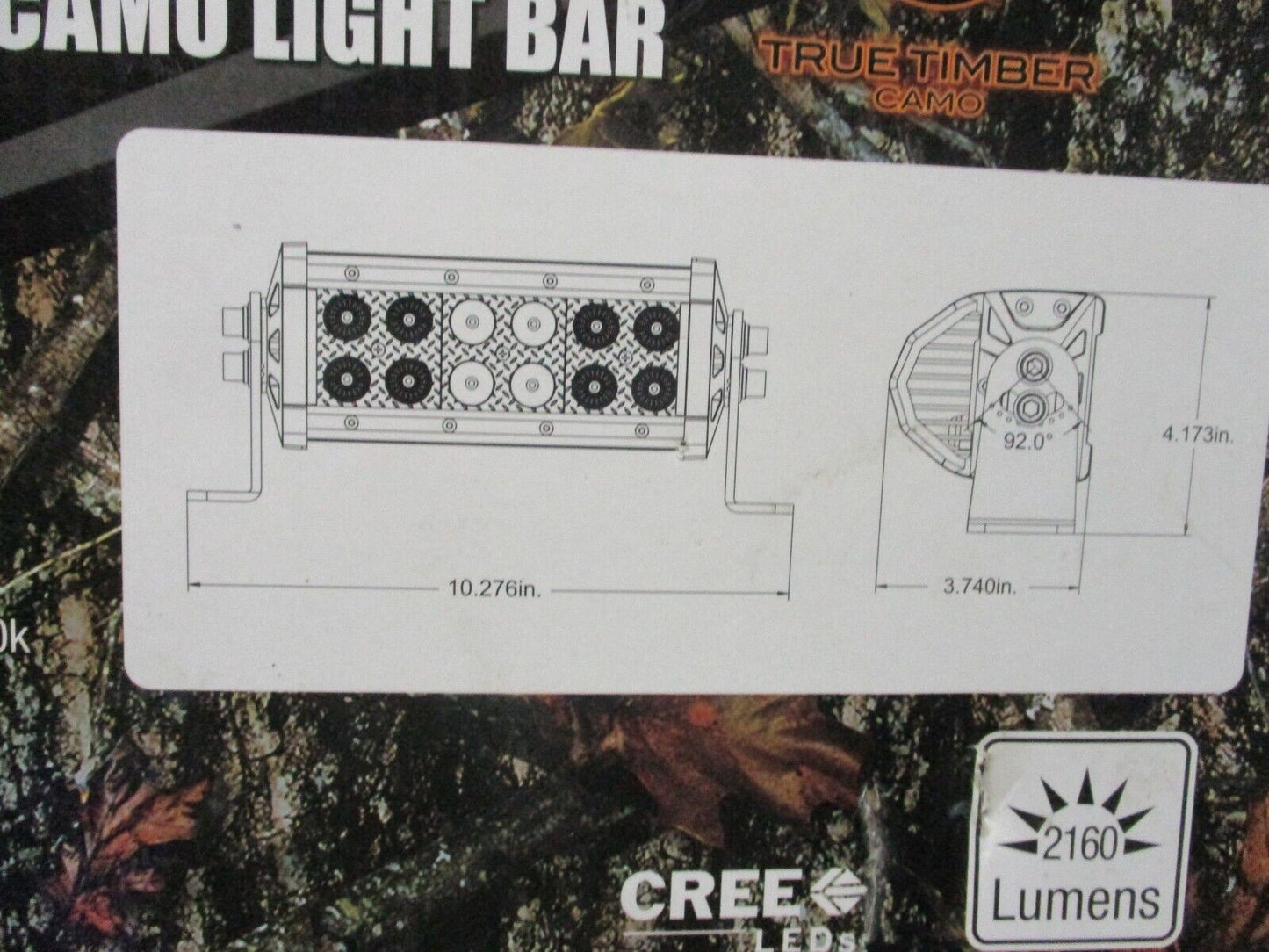 Vehicle 12 Cree LED Camo Spot/Flood Light Bar