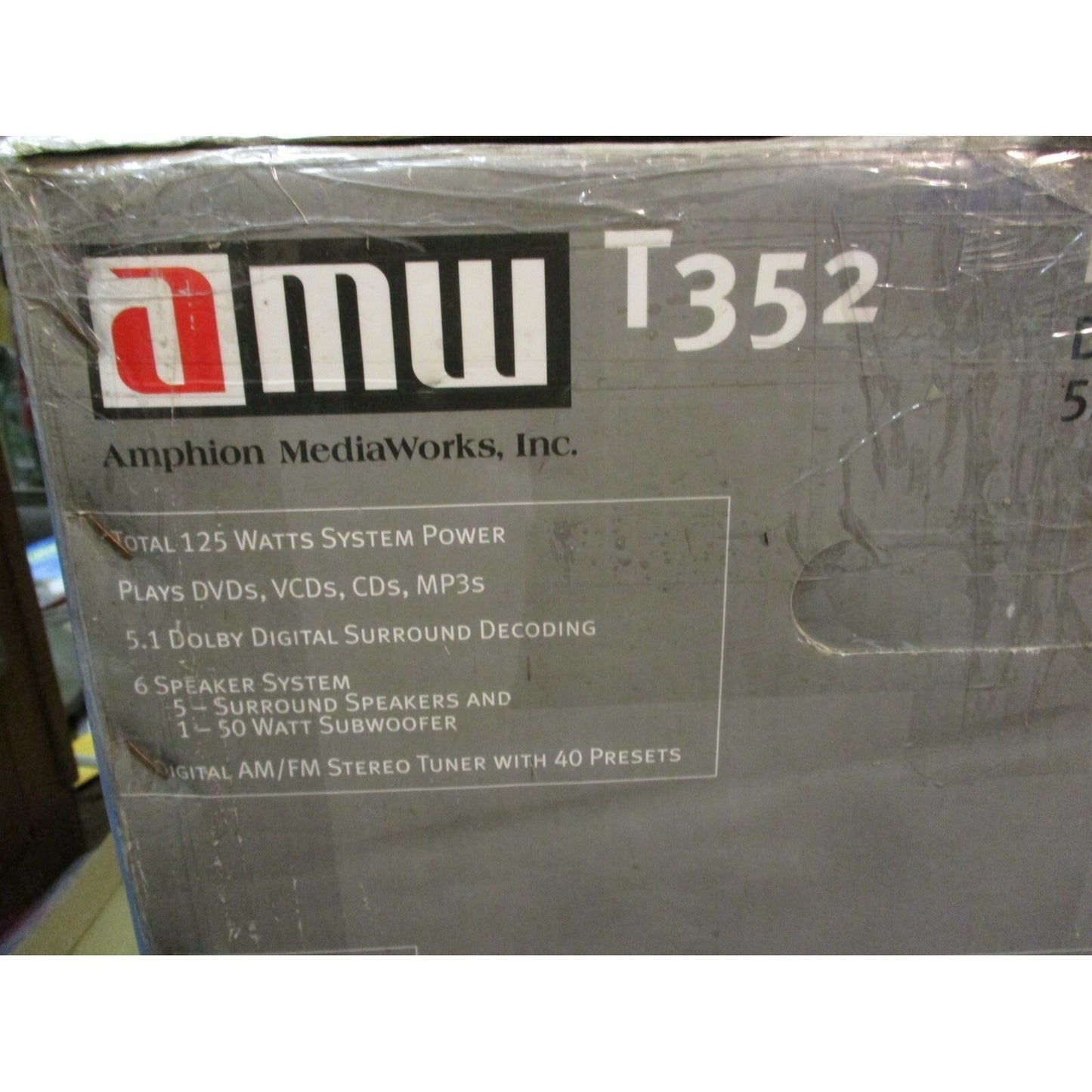 AMW T-352 Dolby Digital Home Theater System CD Player