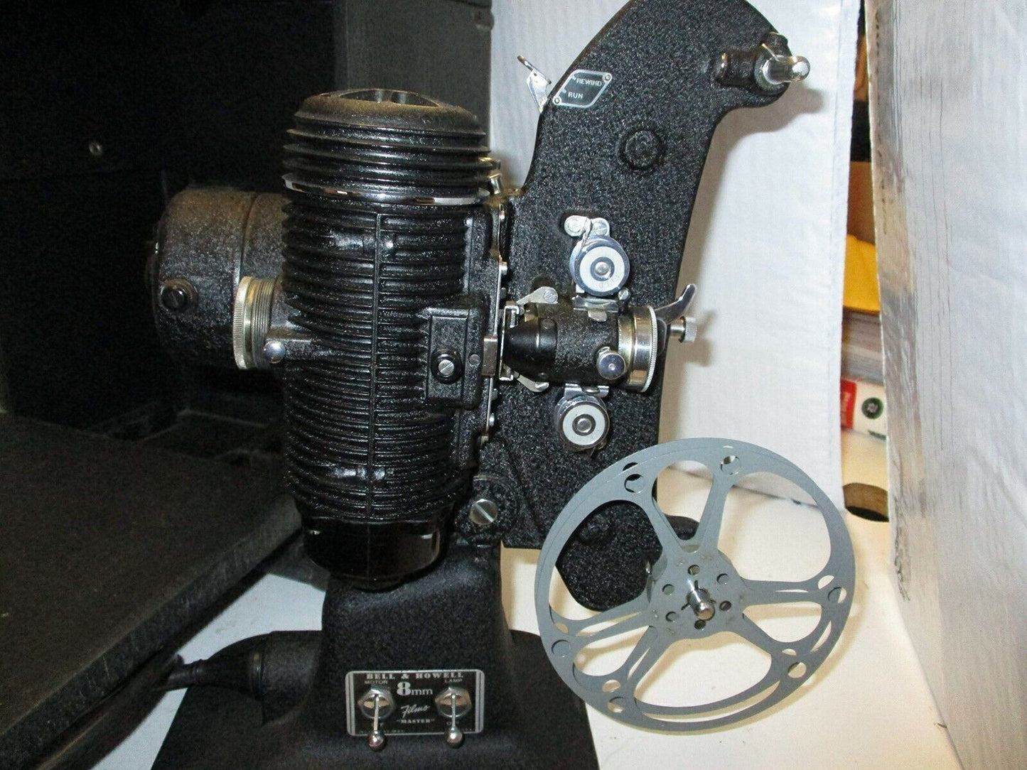 Vintage 1930's Bell and Howell 8MM Filmo Master 400 Design 122 Model G Projector