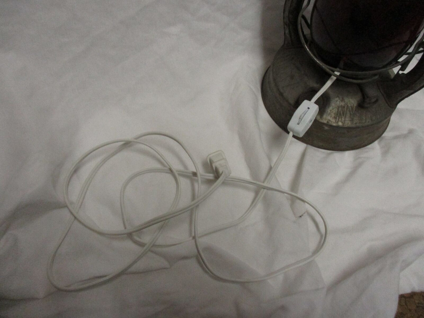 Vintage Dietz Little Wizard Kerosene Lantern Electric Lamp