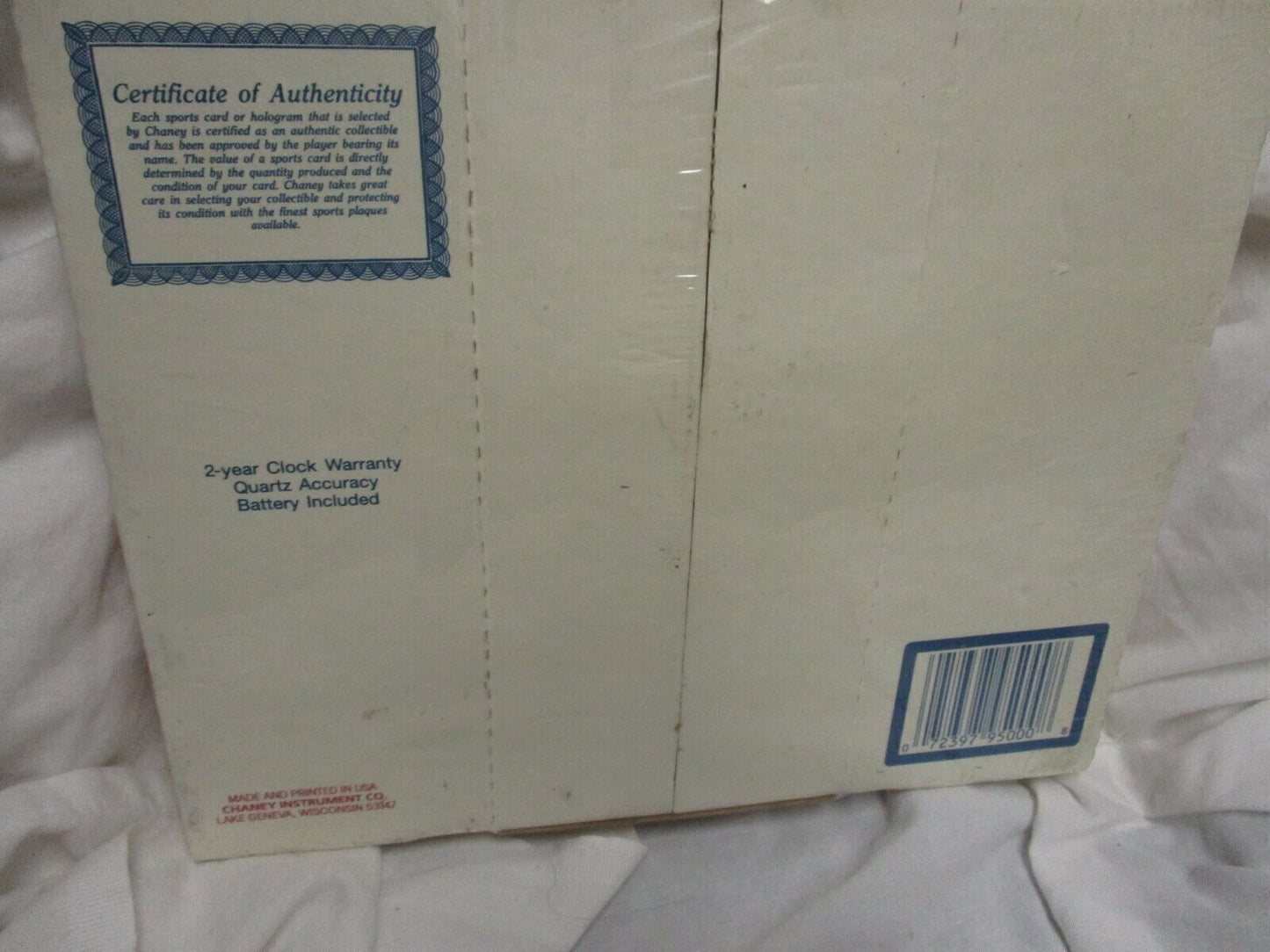 1993 Michael Jordan Chaney Clock on Wood Wall Plaque with NBA Picture