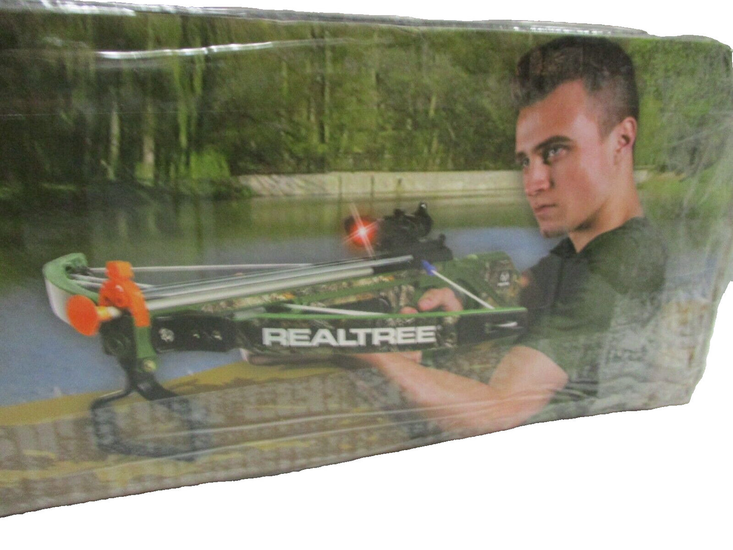 Realtree Compand Crossbow Set With LED Scope Batteries Not Included
