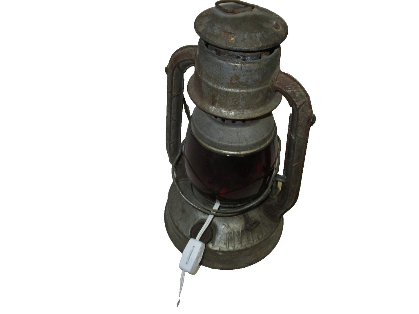 Vintage Dietz Little Wizard Kerosene Lantern Electric Lamp