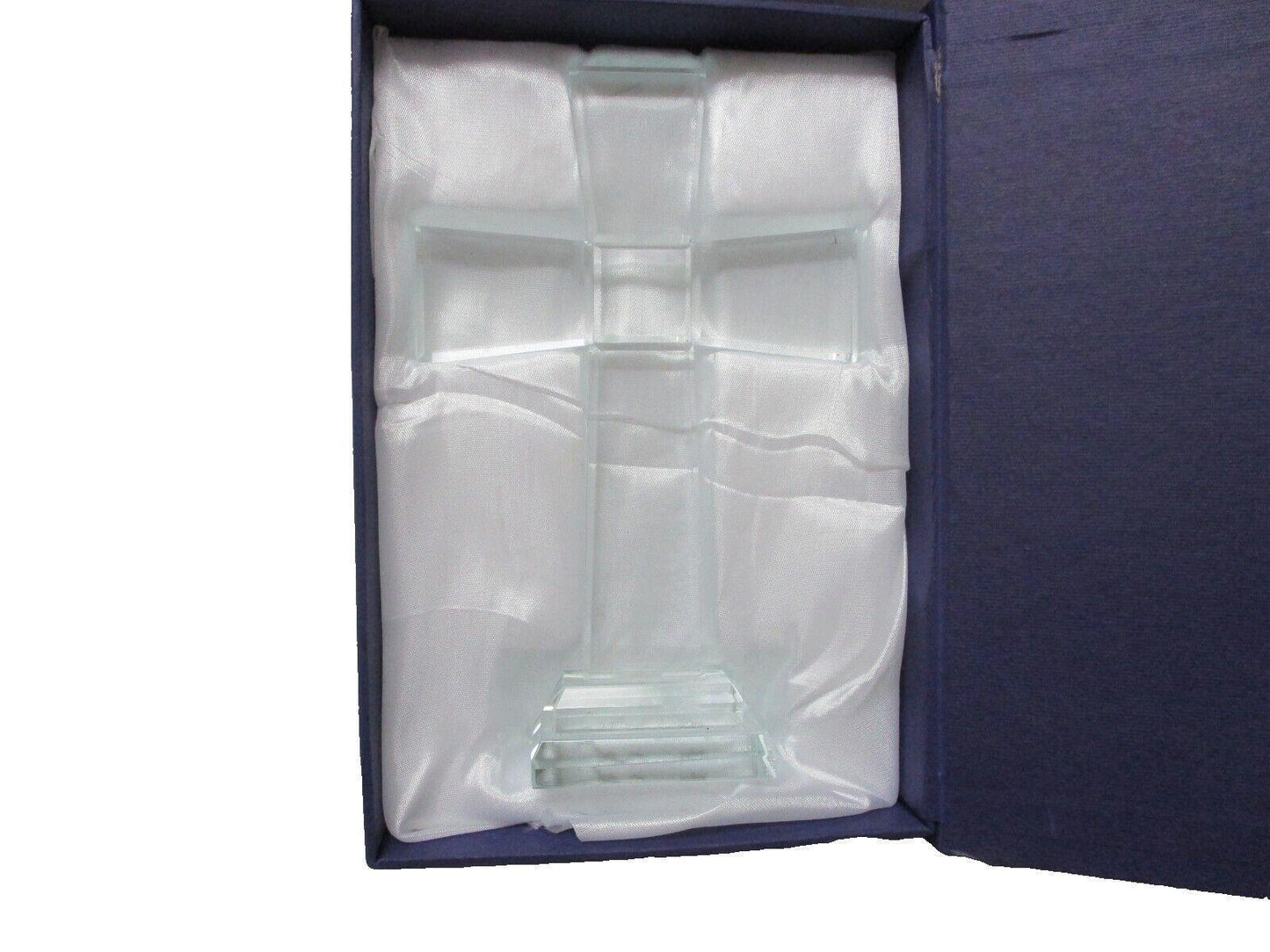 Modern Christian Gifts and Relics Crystal Standing Cross 7.1" Tall