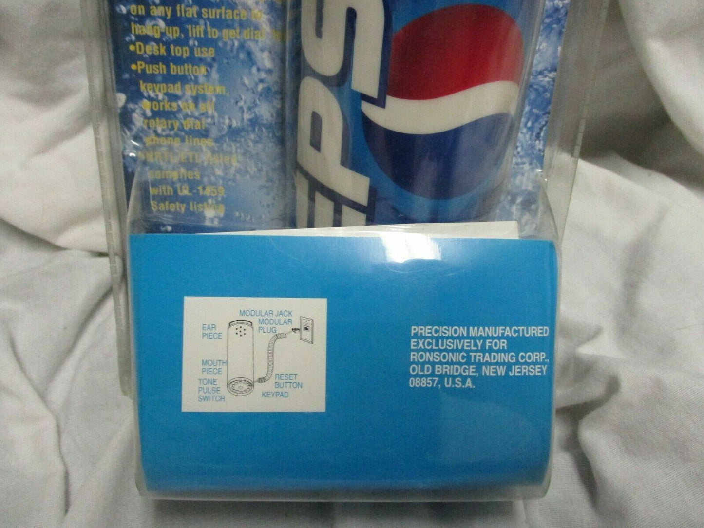 Novelty Land Line Pepsi Soda Can Phone