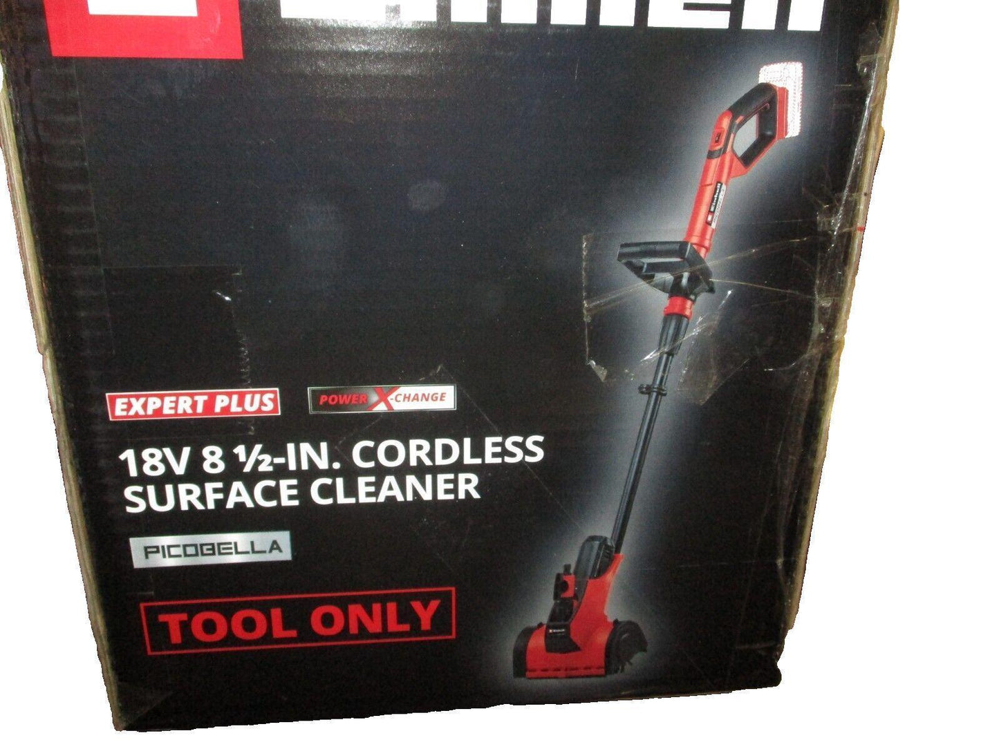 Einhell 18V Cordless Patio Cleaner Brush Wet & Dry Cleaning Stone Wood Tool Only
