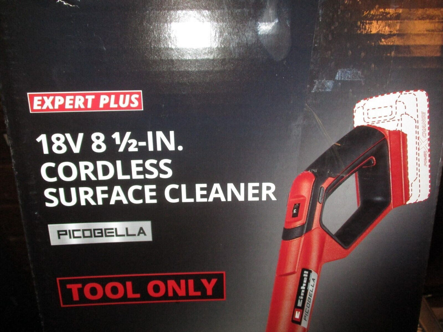 Einhell 18V Cordless Patio Cleaner Brush Wet & Dry Cleaning Stone Wood Tool Only