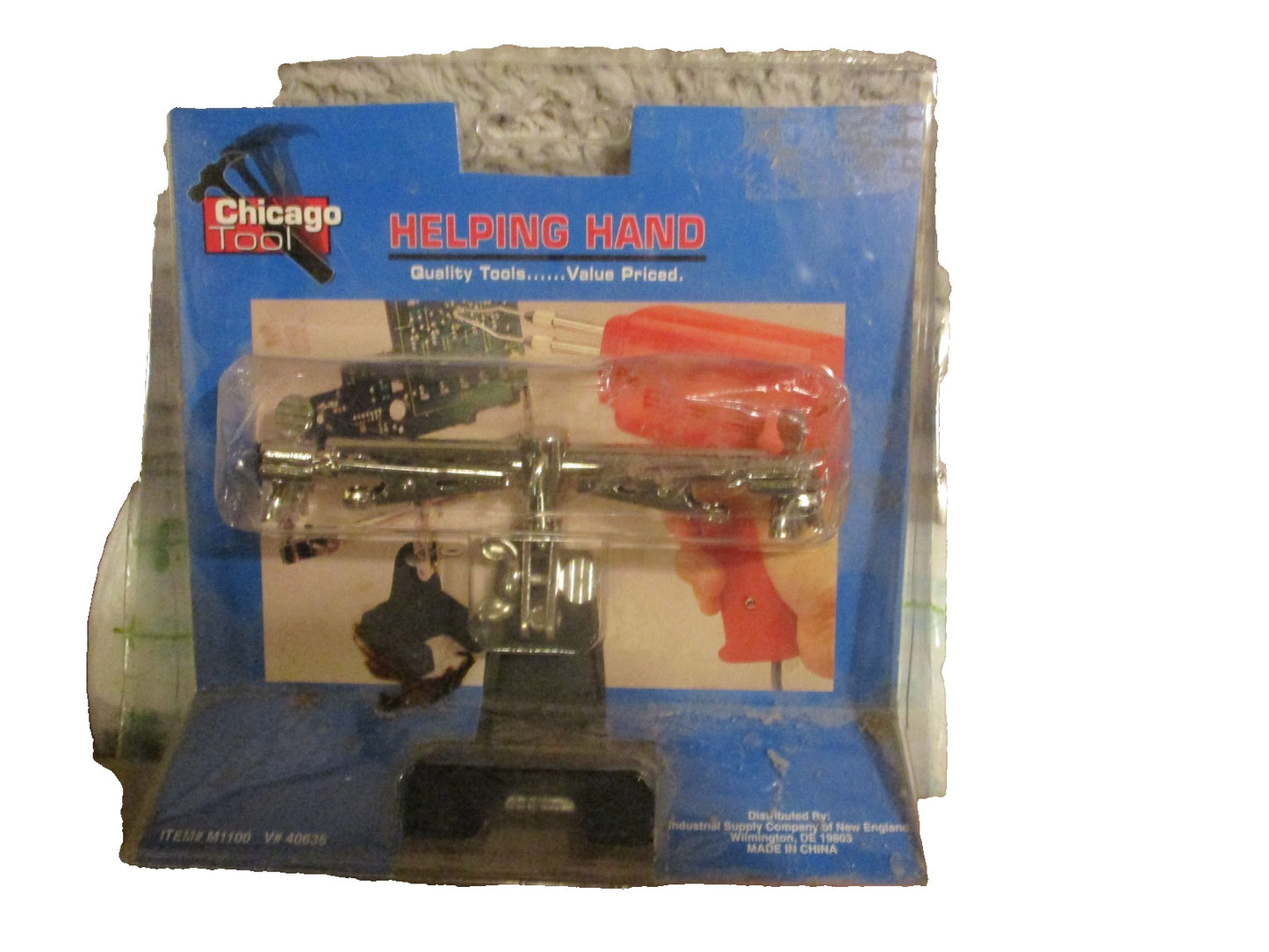 Vintage Chicago Tool Vise Tool with  Alligator Clips Third hand  Helping Hand