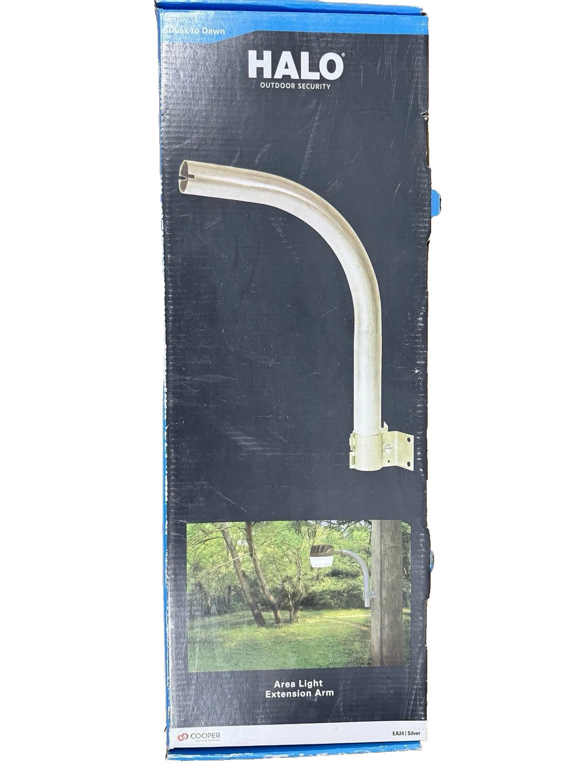 Halo Area Light Extension Arm EA21 Silver Outdoor Mounting Bracket Kit