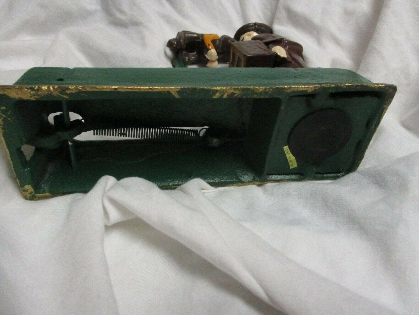 Vintage Vintage Bits and Pieces - Jumping Monkey Cast Iron Bank - Collectible