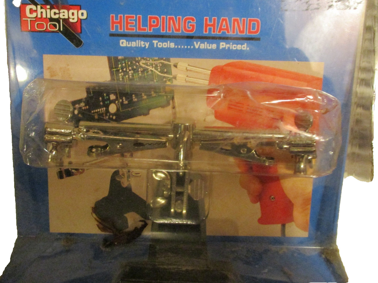 Vintage Chicago Tool Vise Tool with  Alligator Clips Third hand  Helping Hand