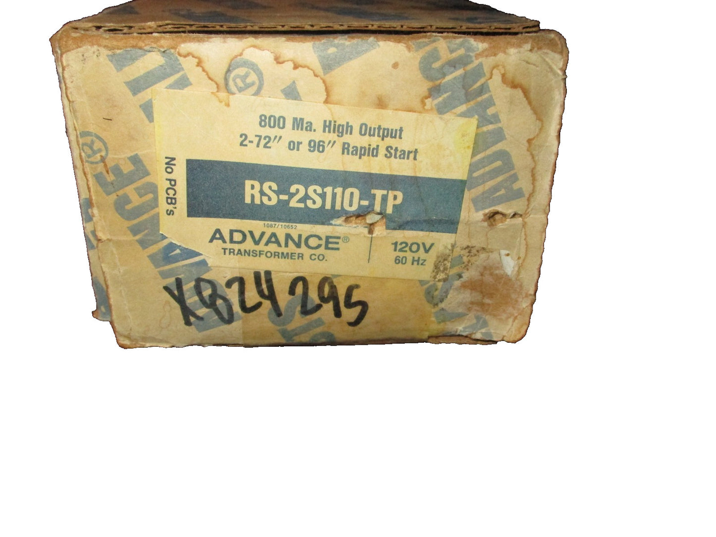 Advance RS-2S110-TP. Start Ballast