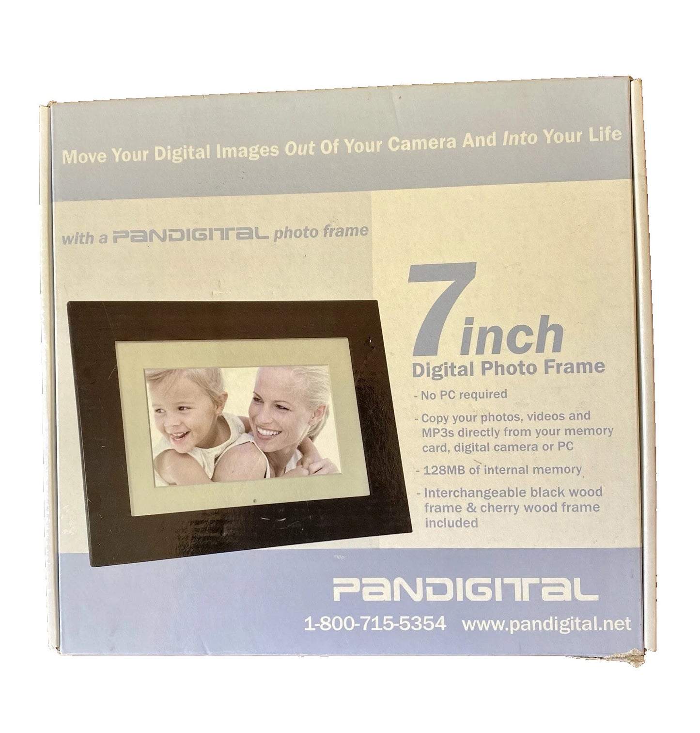 Pandigital 7" Digital Picture Frame  New  No PC Required DPF70-1