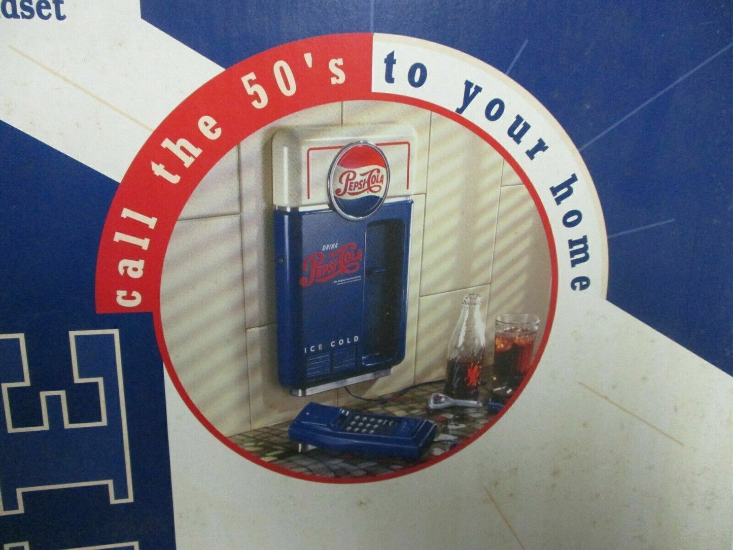 PEPSI COLA NOSTALGIC VENDING MACHINE PHONE