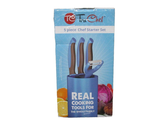 Tru Chef 5 Piece Starter Set Real Cooking Tools For The Whole Family