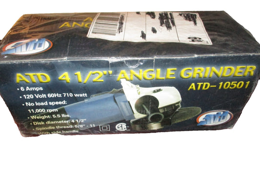 Advanced Tool Design Model ATD-10501 120 Volt 4-1/2" Angle Grinder