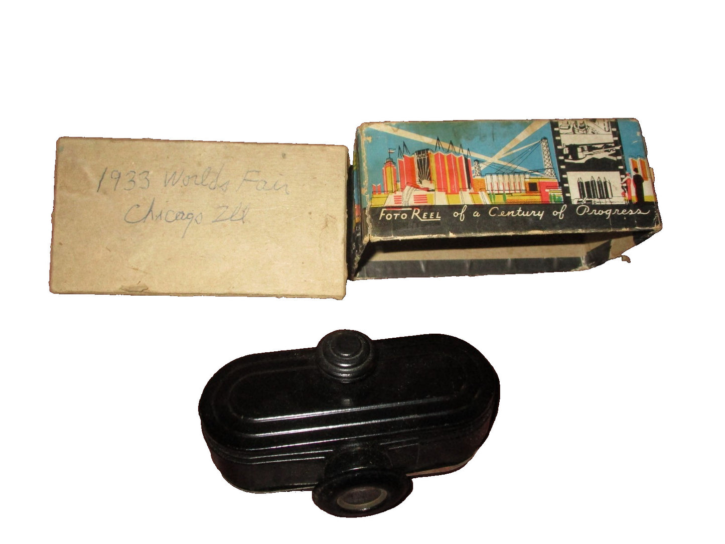 1933 Foto Reel Chicago's World Fair View Master of Chicago Photo's Still Works