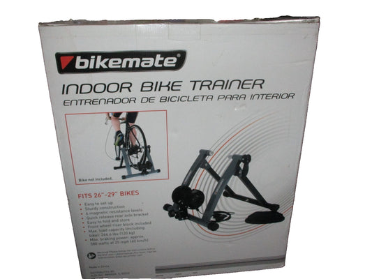 BikeMate Indoor Bike Trainer  Indoor Bike Trainer Fits 26" to 29" Bikes
