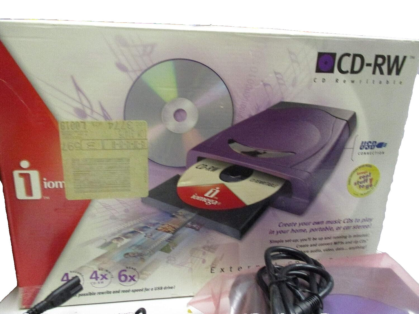 Iomega 650MB Premium Preformatted CD-RW Rewritable Media Zip CD