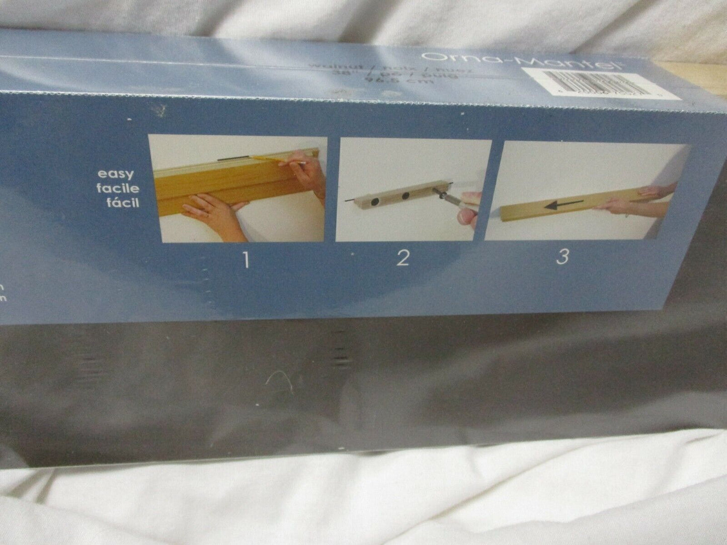 Creative Connections Walnut Orna- Mantel 38" Long Hold 30 lbs.