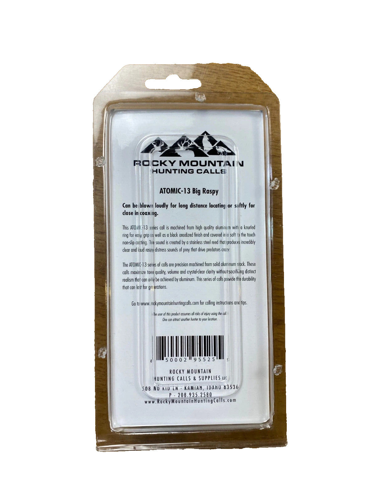 Rocky Mountain Hunting Calls 423 ATOMIC-13 Series Big Raspy