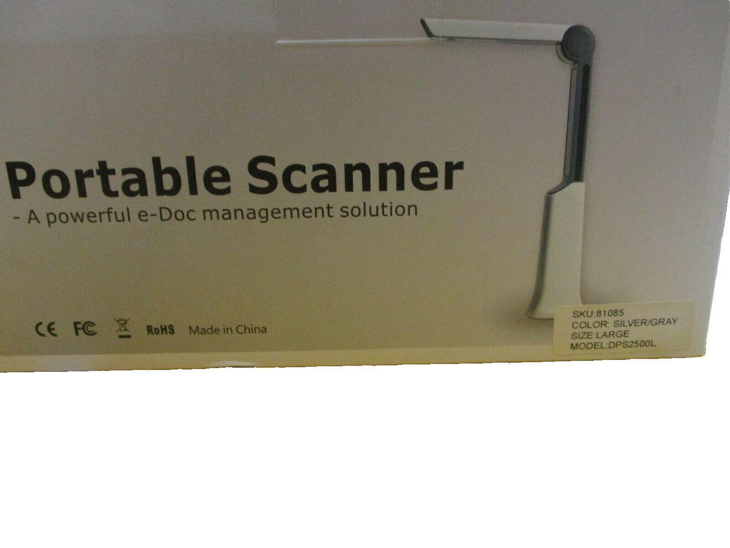 Portable Scanner Model DPS2500L NimoDoc With Powerful OCR Function