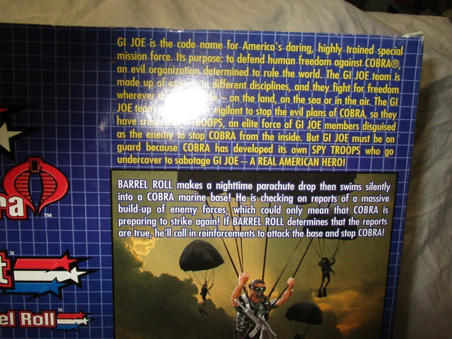 Gi Joe Vs Cobra - Air Assault with Barrel Roll Parachute